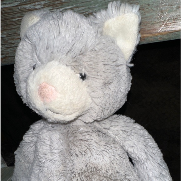 Jellycat London Bashful Grey Kitten Cat Super soft 12” - Picture 3 of 8